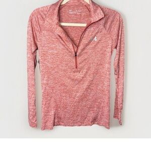 Under Armour Women's Heathered Red Long Sleeve Top